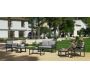 Salon de jardin détente en aluminium Piave - HEVEA