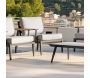 Salon de jardin détente en aluminium Tarifa - 