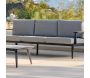 Salon de jardin détente en aluminium Tarifa - IND-0665