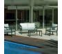 Salon de jardin détente en aluminium 5 personnes Praga