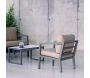 Salon de jardin détente en aluminium 4 places Acapulco - IND-0628