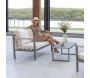 Salon de jardin détente en aluminium 4 places Damasco - HEVEA
