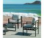 Salon de jardin détente en aluminium 5 places Glembor - IND-0627