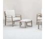 Salon de jardin détente en aluminium 5 places Kravi - HEVEA