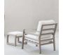 Salon de jardin détente en aluminium 5 places Kravi - 2839