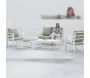 Salon de jardin détente en aluminium 4 places Kravi