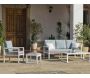 Salon de jardin détente design blanc Mandalay - HEVEA
