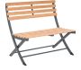 Salon de jardin pliant  en aluminium et teck 4 personnes Porto Rico - 799