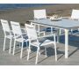 Salon de jardin table repas et 8 fauteuils Palma