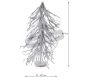 Sapin de Noël en bois patiné blanc - AUBRY GASPARD