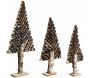 Sapin décoratif en bouleau motif chevron - AUB-4438