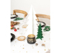 Sapin en feutrine blanche 40 cm - 5