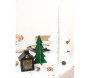 Sapin en feutrine blanche 40 cm - AUBRY GASPARD