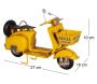 Scooter décoratif en métal Livraisons - 42,68