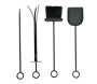 Seau 4 accessoires cheminée Fire - AUB-1581