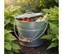 Seau avec couvercle pour cendres granulés ou compost - GUILLOUARD