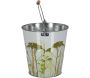 Seau en métal avec décor Herbe - 12,90