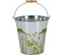 Seau en métal avec décor Herbe - ESSCHERT DESIGN