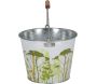 Seau en métal avec décor Herbe - 8,90