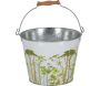 Seau en métal avec décor Herbe - ESSCHERT DESIGN