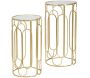 Selettes en métal doré Arty (Lot de 2) - 139