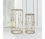 Selettes en métal doré Cage (Lot de 2) - MAURO FERRETTI
