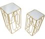 Selettes en métal doré Holdery (Lot de 2) - 5
