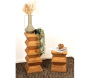 Sellette totem en bois recyclé REWOOD - 8