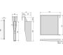 Séparateurs pour l'intérieur des tiroirs Vertex - Concept - EMU-0281