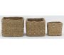 Série de 3 cache-pots en jonc naturel (Lot de 3) - 5