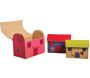 Coffres à jouets colorés (Lot de 3)