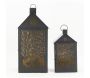 Lanternes en métal noir Maison Cerf (lot de 2)