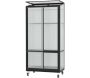 Serre de balcon en polycarbonate 4 mm et aluminium sur roulettes  Polis
