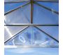 Serre de jardin en aluminium argent et polycarbonate Balance - 5