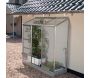 Serre de jardin en polycarbonate 4 mm et aluminium anodisé Ida - VITAVIA