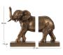 Serre-livres en résine éléphant (Lot de 2) - LA GRANDE PRAIRIE