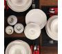 Service de table en porcelaine Romance 24 pièces - 8
