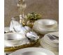 Service de table en porcelaine Valérie 24 pièces - HANAH HOME