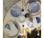 Service de table en porcelaine à motifs Break 28 pièces - HANAH HOME