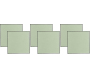 Serviette de table en coton recyclé Grace (Lot de 6)
