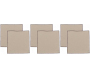 Serviette de table en coton recyclé Grace (Lot de 6)