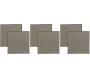 Serviette de table en coton recyclé Grace (Lot de 6)