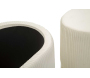 Set un banc et deux poufs en tissu avec rangement Shopy - 8