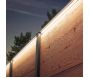 Set 5 barettes lumineuses transformateur et prolongateur pour clôture en bois 1.73 m - 