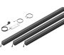 Set 3 barettes lumineuses transformateur et prolongateur pour clôture composite 1.73 m