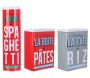 Set de boites de conservation en métal Salé (Lot de 3)