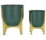 Set de 2 cache-pots en métal coloré Grent shet - 63,90