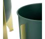 Set de 2 cache-pots en métal coloré Grent shet - 6