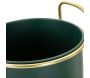 Set de 2 cache-pots en métal coloré Grent slim - 6