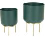 Set de 2 cache-pots en métal coloré Grent sour - 46,90